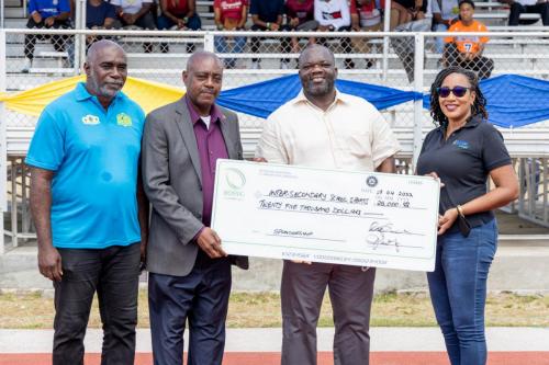 Donation-Cheque Presentation-Inter-School Sports 2022