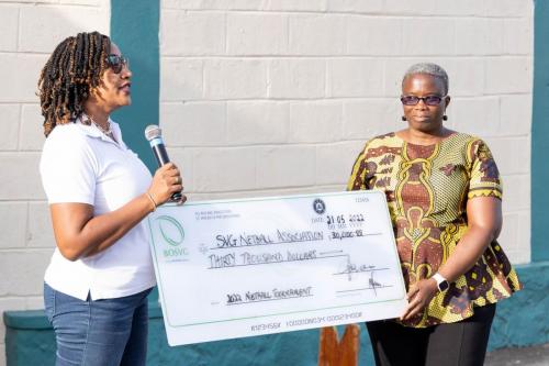 Cheque Presentation-National Netball Tournament 2022