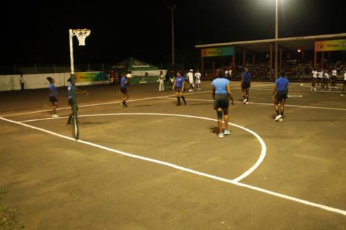 BARROUALLIE NETBALL TEAM IN ACTION