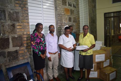 SVGA DONATES BED LINEN TO SVG HOSPITAL